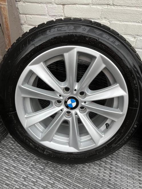 BMW orgineel: lichtmetalenvelgen 5&6 serie met winterbanden, Auto-onderdelen, Banden en Velgen, Velg(en), Winterbanden, 16 inch