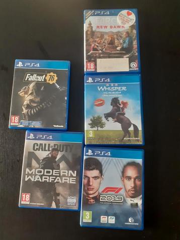 Diverse playstation 4 Games beschikbaar voor biedingen