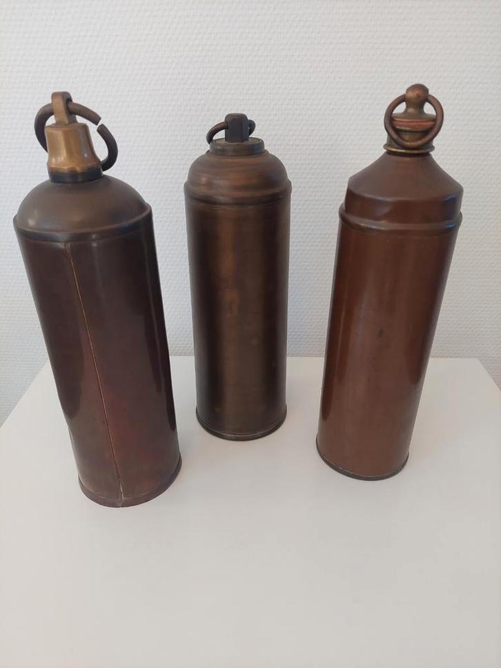 Antieke kruiken - Brons & Messing, Antiek en Kunst, Antiek | Koper en Brons, Brons, Ophalen