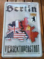 Wandbordje nieuw Berlijn Berlin 20 x 30 cm, Ophalen of Verzenden, Nieuw, Reclamebord