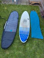NSP Funboard 7'6 Midlength Surfboard, Watersport en Boten, Golfsurfen, Ophalen, Gebruikt, Funboard, Met koord