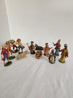 (B) 14-delige kunststof kerstgroep, Diversen, Kerst, Ophalen of Verzenden, Zo goed als nieuw