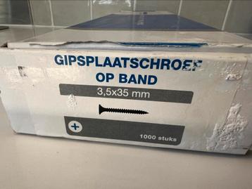 Bouwmaat Gipsplaatschroeven op Band 3.5x35mm ca. 500st beschikbaar voor biedingen