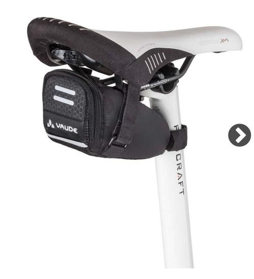 NIEUW! VAUDE RACE LIGHT MEDIUM BLACK ZADELTAS € 10,99, Fietsen en Brommers, Fietsaccessoires | Fietstassen, Nieuw, Ophalen of Verzenden