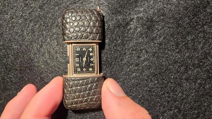 Movado Ermeto Baby – Niet werkend, Sieraden, Tassen en Uiterlijk, Horloges | Antiek, Zakhorloge, Overige merken, Zilver, 1900 tot 1930