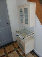 retro vintage metalen medische kast, Verzamelen, Retro, Ophalen, Huis en Inrichting