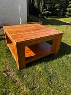 Houten salontafel, Ophalen, 50 tot 100 cm, 50 tot 100 cm, Zo goed als nieuw
