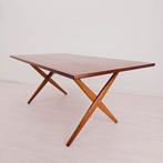 Vintage AT 303 eettafel, Hans Wegner & Andreas Tuck 1950s, Eikenhout, Zo goed als nieuw, Vijf personen of meer, Scandinavisch mid-century design