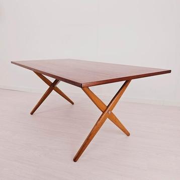 Vintage AT 303 eettafel, Hans Wegner & Andreas Tuck 1950s beschikbaar voor biedingen