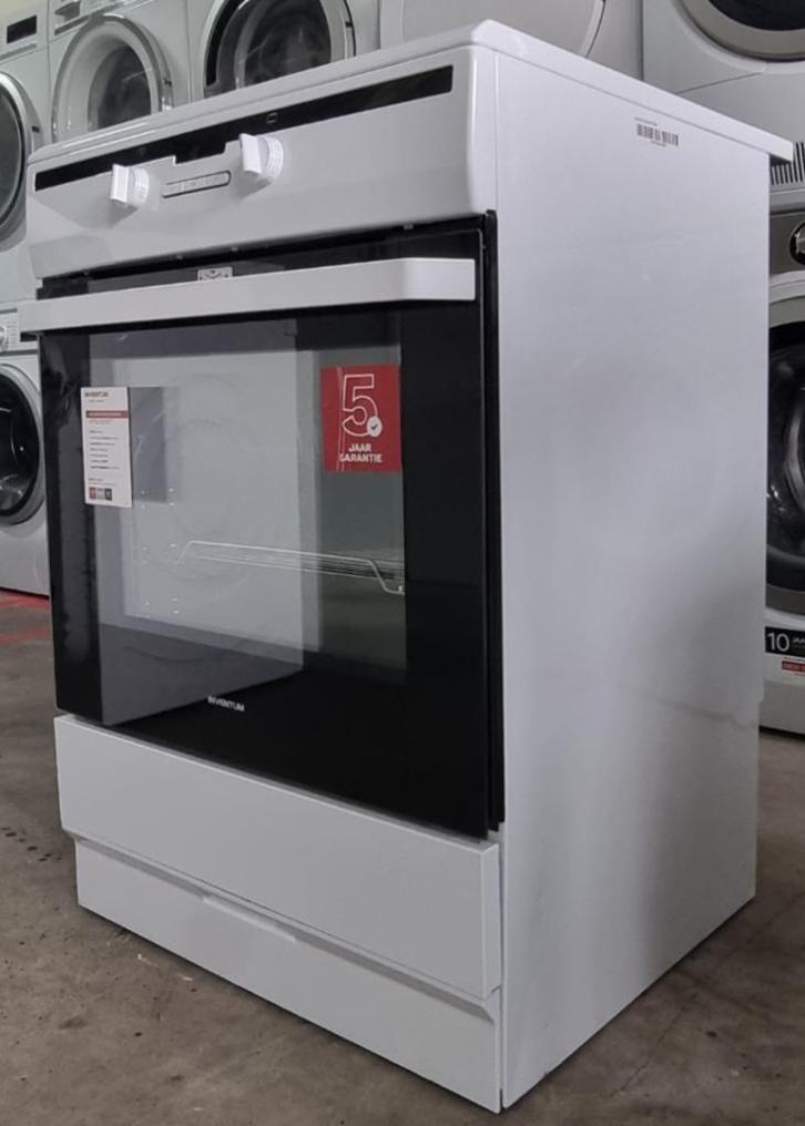 vrijstaande Inventum inductiefornuis VFI6042WIT/03, Witgoed en Apparatuur, Ovens, Nieuw, Vrijstaand, Oven met grill, 60 cm of meer