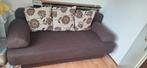 Slaapbank, Huis en Inrichting, Ophalen, Zo goed als nieuw, Tweepersoons, Bruin