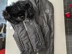 Philipp Plein bodywarmer met bont maat L, Ophalen of Verzenden, Zo goed als nieuw, Zwart