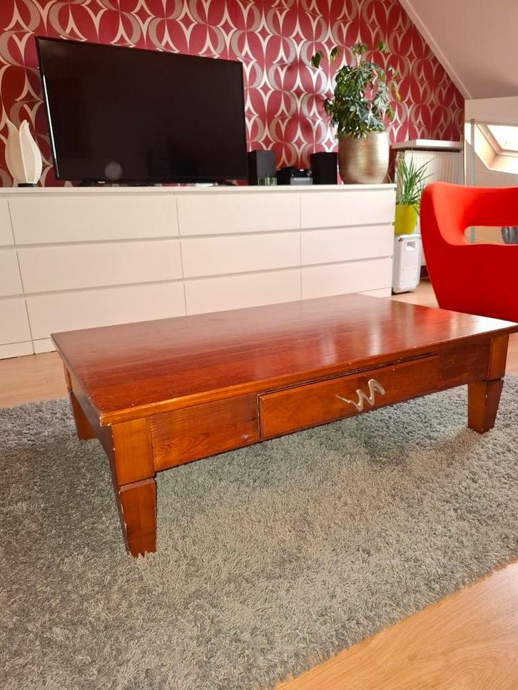 Unieke, handgemaakte salontafel - Aziatische stijl, Huis en Inrichting, Tafels | Salontafels, Ophalen of Verzenden