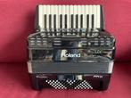 Z.g.a.n. digitale Roland Fr-1X accordeon . 72 bas ., Overige merken, 72-bas, Zo goed als nieuw, Met riemen