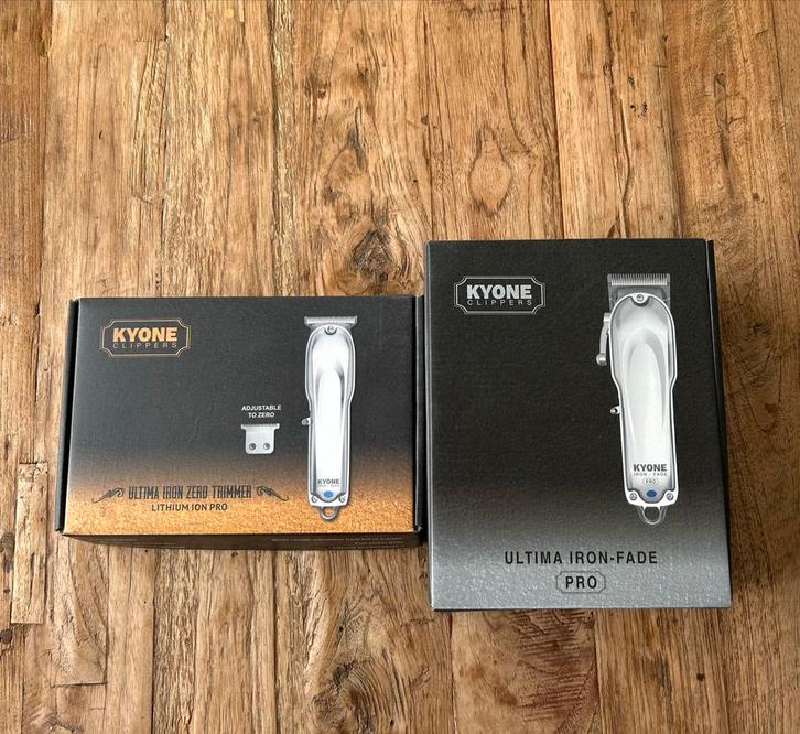 Kyone tondeuse & trimmer set - Ultra Iron Fade Pro, Witgoed en Apparatuur, Persoonlijke-verzorgingsapparatuur, Zo goed als nieuw