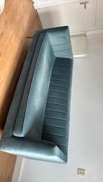 Velours bank blauw (moet zo snel mogenlijk weg), Ophalen, Zo goed als nieuw