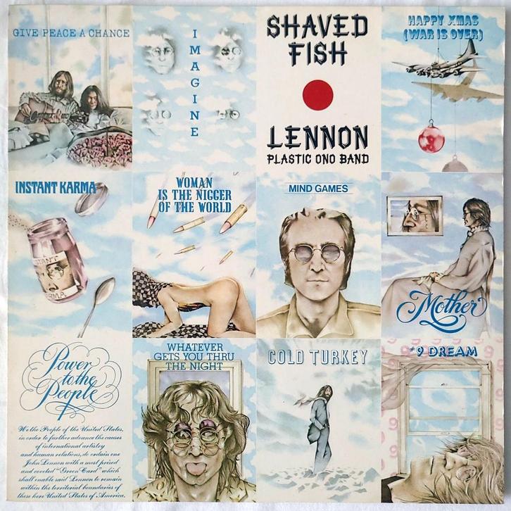 John Lennon (Plastic Ono Band) - Shaved Fish LP, Cd's en Dvd's, Vinyl | Rock, Zo goed als nieuw, Poprock, 12 inch, Ophalen of Verzenden