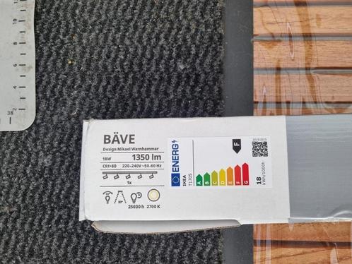 BÄVE Led-plafondrail, 5 spots - wit (IKEA), Huis en Inrichting, Lampen | Plafondlampen, Nieuw, Metaal, Ophalen of Verzenden