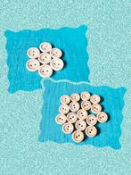 Houten knopen 'handmade' of 'handmade with love' 5voor €1,-, Verzenden, Nieuw, Knoop of Knopen