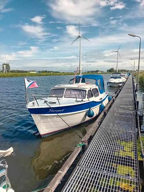 verhoef flowerland 740 kruiser, Watersport en Boten, Motorboten en Motorjachten, Gebruikt, Aluminium, 6 tot 9 meter, Diesel, Binnenboordmotor