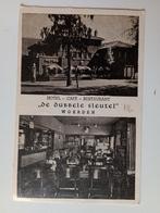 Woerden Hotel De Dubbele Sleutel 1953, Verzamelen, Ansichtkaarten | Nederland, 1940 tot 1960, Gelopen, Utrecht, Ophalen of Verzenden