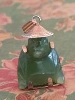 Boeddha van Jade hanger, Verzenden, Zo goed als nieuw, Groen, Steen of Mineraal