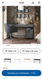 Ikea burea Alex antraciet grijs, Huis en Inrichting, Ophalen, Gebruikt