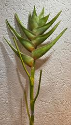 Silk-ka Silkka Silka groene Heliconia kunstbloem ca. 95 cm, Huis en Inrichting, Ophalen of Verzenden, Zo goed als nieuw, Binnen