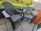 Twee tuinstoelen/ ligstoelen, Tuin en Terras, Tuinstoelen, Ophalen, Zo goed als nieuw, Plastic, Stapelbaar