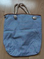 Gestreepte Tas - 50x45 cm, Ophalen of Verzenden, Zo goed als nieuw, Blauw, Shopper