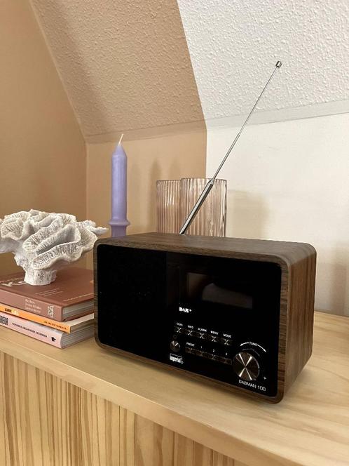 Radio DAB+ - Imperial Dabman 100 wood/stijlvolle houtlook, Audio, Tv en Foto, Radio's, Zo goed als nieuw, Radio, Ophalen