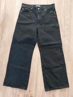 Levis ribcage wide leg W33 L32, Zwart, Ophalen of Verzenden, Zo goed als nieuw, W33 - W36 (confectie 42/44)