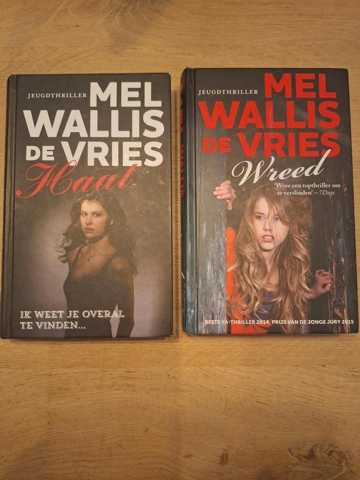 Mel Wallis de Vries - Haat & Wreed - Jeugdthrillers, Boeken, Thrillers, Zo goed als nieuw, Nederland, Ophalen of Verzenden