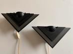 Vintage Herda Memphis Wandlampen - Set van 2, Ophalen of Verzenden, Gebruikt, Metaal