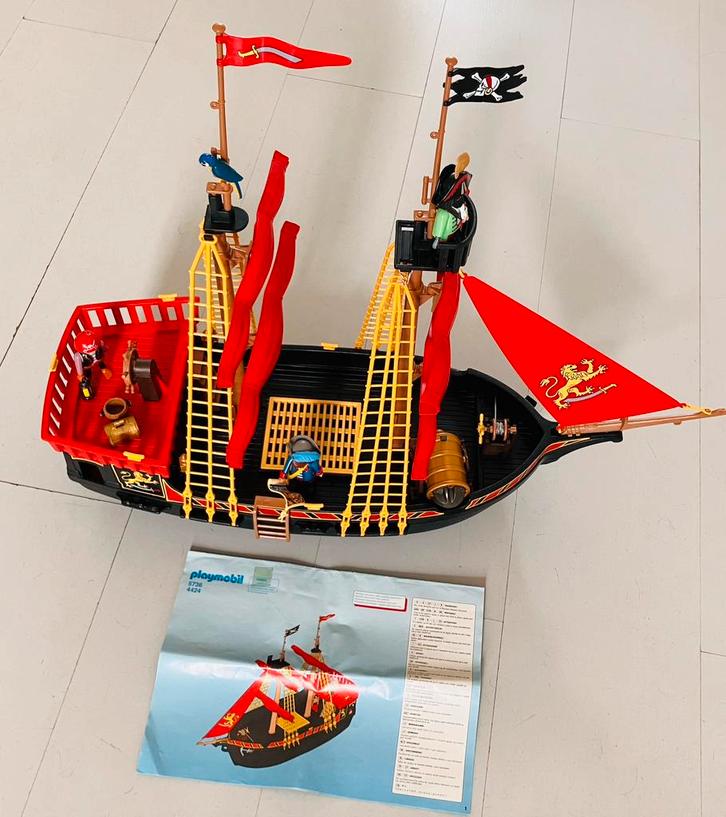 Playmobil 4424 piratenschip, Kinderen en Baby's, Speelgoed | Playmobil, Gebruikt, Complete set, Ophalen