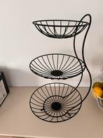 GRATIS Zwarte 3-laags fruitschaal etagere, Ophalen, Nieuw