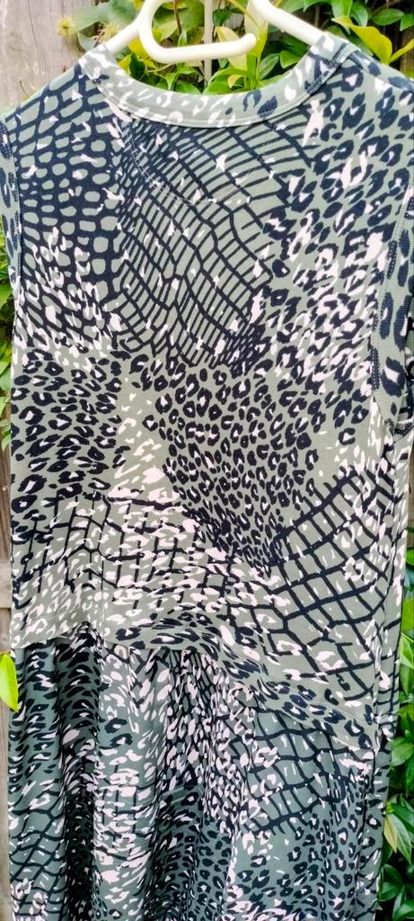 Marccain N3, Kleding | Dames, Jurken, Zo goed als nieuw, Maat 38/40 (M), Groen, Onder de knie, Ophalen of Verzenden