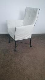 Montis Chaplin 4x wit zeer weinig gebruikt, Huis en Inrichting, Stoelen, Ophalen, Wit, Zo goed als nieuw, Metaal