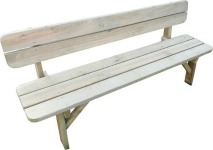 Tuin bank met armleuning, tuinbank geïmpregneerd, Tuin en Terras, Tuinsets en Loungesets, Nieuw, Tuinset, Hout, 3 zitplaatsen