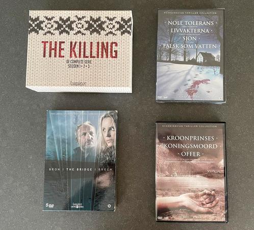 DVD boxen - Scandinavische films en series (oa The Killing), Cd's en Dvd's, Dvd's | Thrillers en Misdaad, Zo goed als nieuw, Detective en Krimi