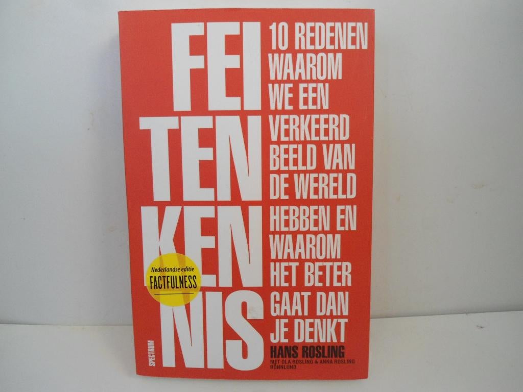 Hans Rosling				Feitenkennis, Boeken, Advies, Hulp en Training, Zo goed als nieuw, Ophalen of Verzenden