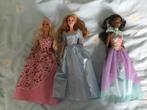 3 prinsessen van Barbie, Ophalen of Verzenden, Zo goed als nieuw, Pop