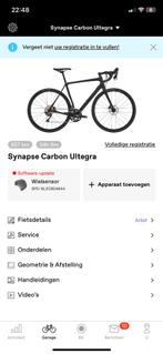 Cannondale synapse carbon (maat 58), Overige merken, Ophalen of Verzenden, 57 tot 61 cm, Zo goed als nieuw