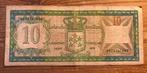 Nederlandse Antillen 10 gulden 1979 circulatie, Postzegels en Munten, Bankbiljetten | Nederland, Los biljet, Ophalen of Verzenden
