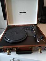Platenspeler in (Black/Brown) koffertje, Gebruikt, Automatisch, Platenspeler, Ophalen