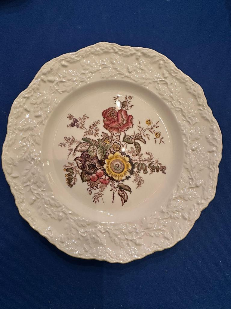 Mason's Ironstone Borden met Bloemen, Antiek en Kunst, Antiek | Keramiek en Aardewerk, Ophalen