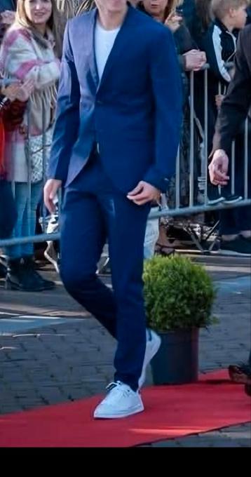 Gala pak kostuum Jack & Jones Super Slimfit blauw maat 46/S beschikbaar voor biedingen