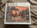 King Puzzel - Old Christmas Cottage - 1000 stukjes, Ophalen, 500 t/m 1500 stukjes, Nieuw, Legpuzzel
