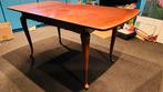 Queen Ann Uitschuifbare Eettafel + 4 stoelen, Huis en Inrichting, Complete eetkamers, Ophalen, Gebruikt, 4 tot 6 stoelen