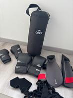 Kickbox set: zak, Handschoenen & Scheenbeschermers, Sport en Fitness, Vechtsporten en Zelfverdediging, Gebruikt, Overige, Vechtsportbescherming